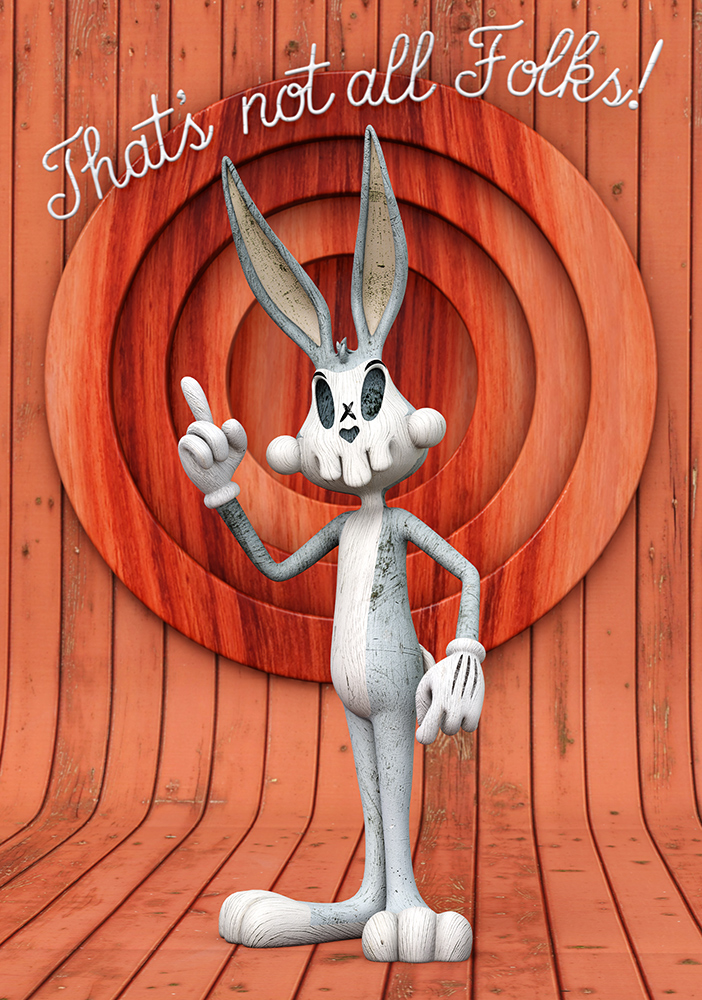 skull_bunny bugs bunny Teodoru Badiu
