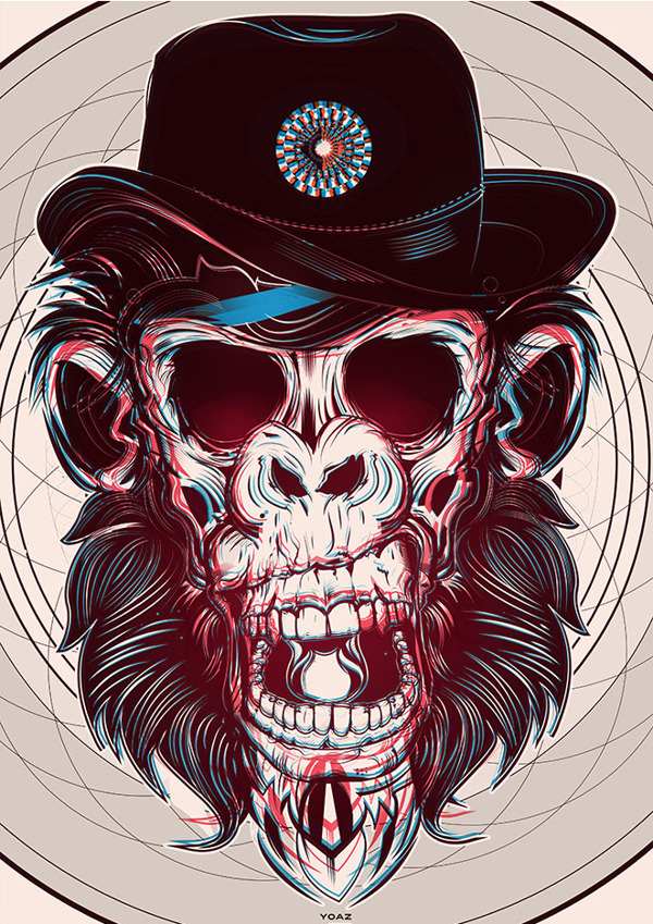 Crane singe cowboy