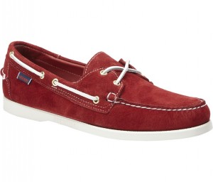 DOCKSIDES RED SUEDE