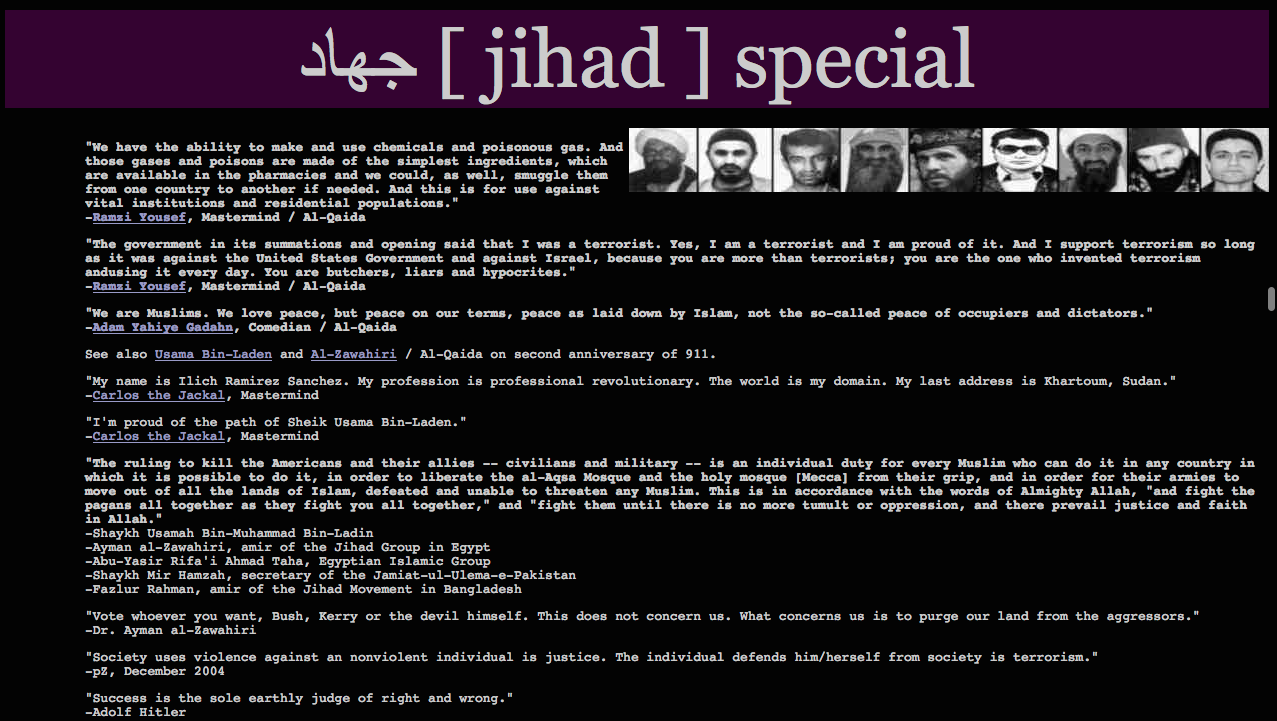Jihad deep Web